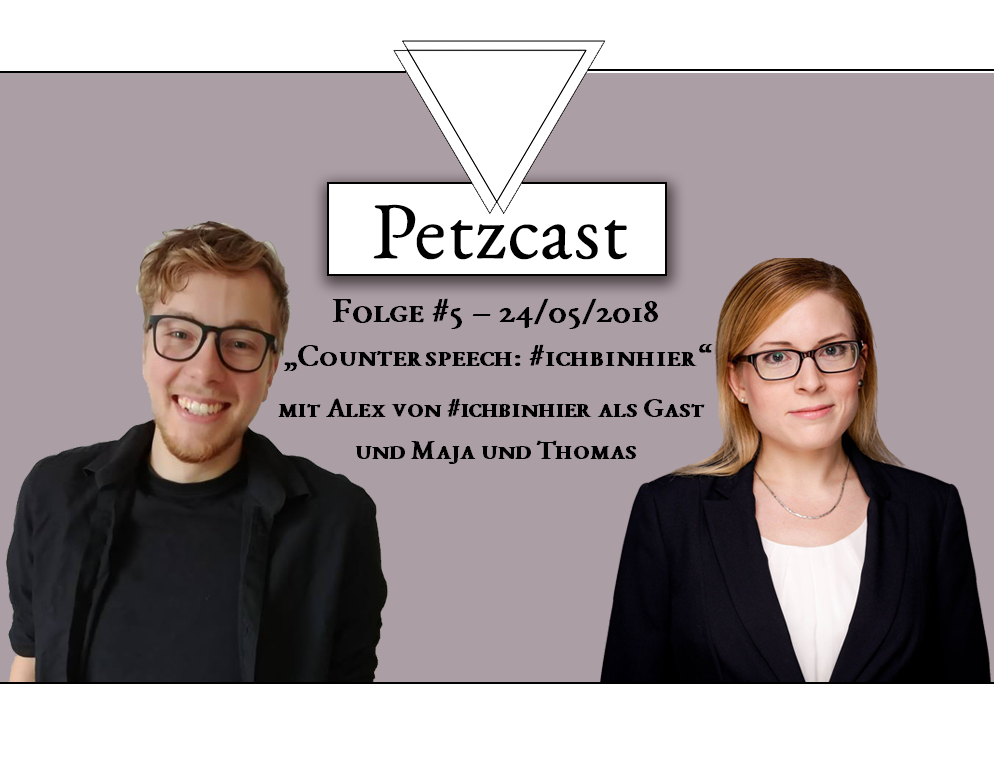 Volksverpetzer Podcast Folge 5: Counterspeech mit Alex von #ichbinhier als Gast