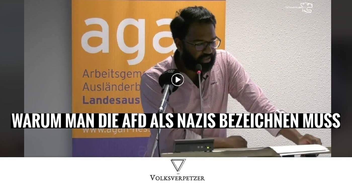 Dieser Vortrag beweist, dass die AfD als Nazis bezeichnet werden müssen