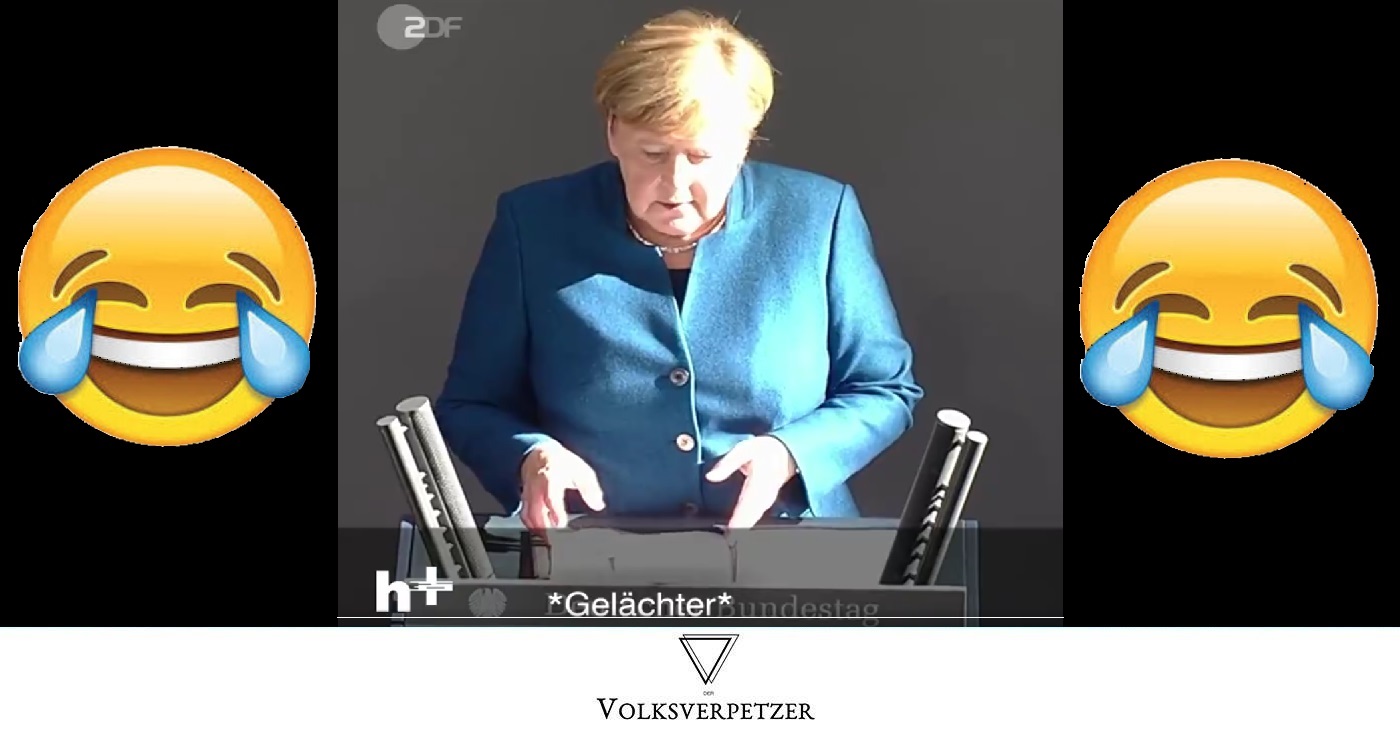So witzig reagiert Merkel im Bundestag auf die AfD