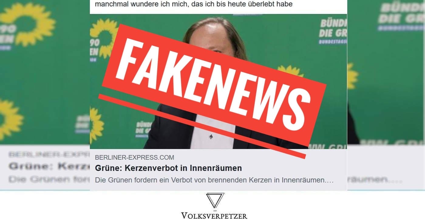 Rechte Fake News: Grüne fordern KEIN Kerzenverbot!