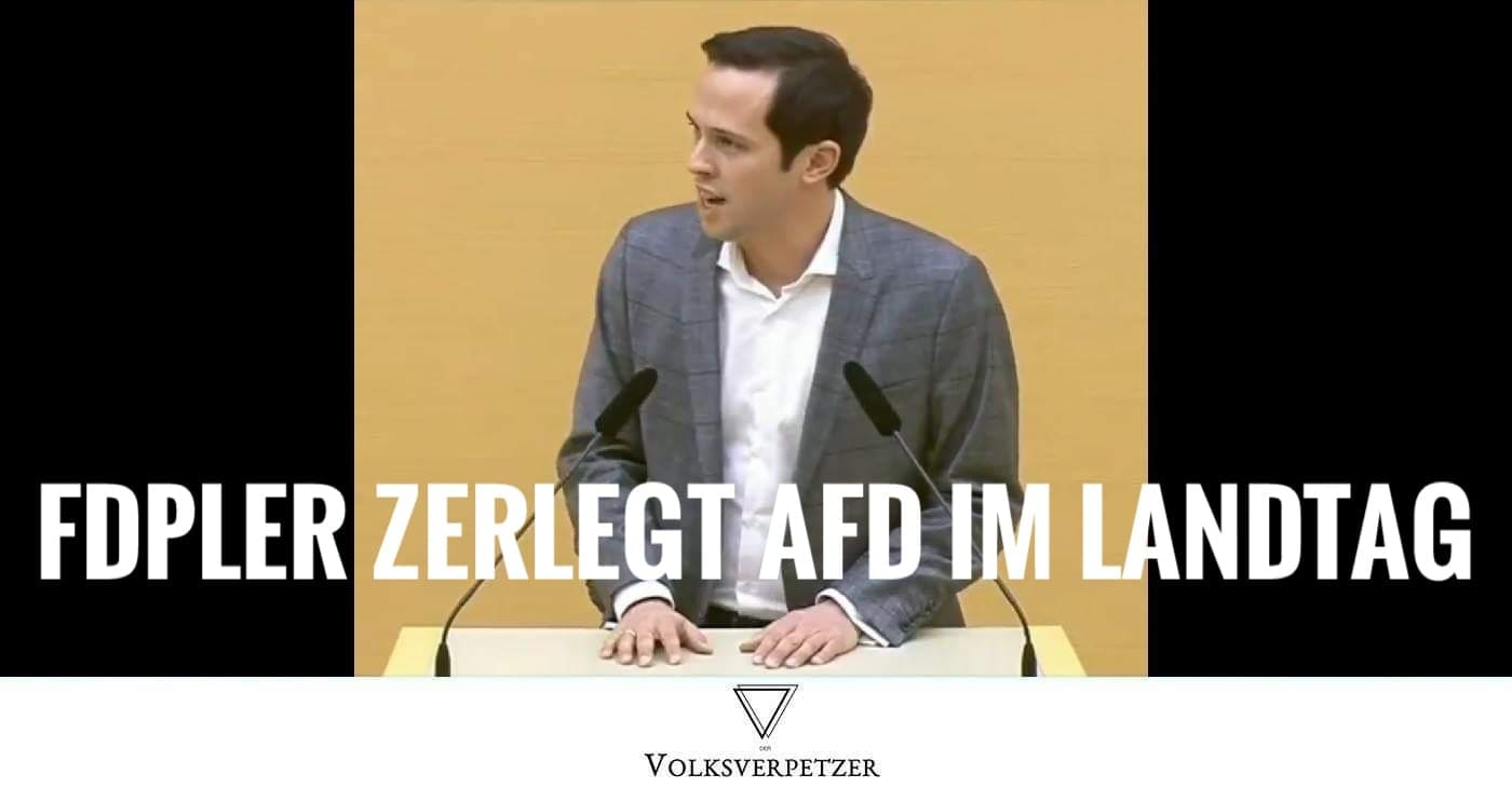 So genial wird die AfD im bayerischen Landtag zerstört – Video