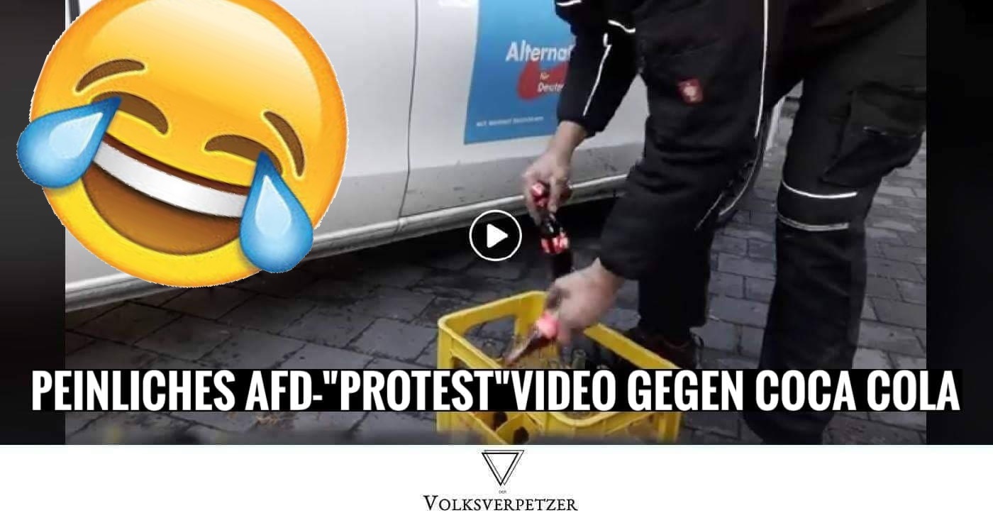 Coca Cola: Peinliches AfD-„Protestvideo“ wird zum Gespött im Netz