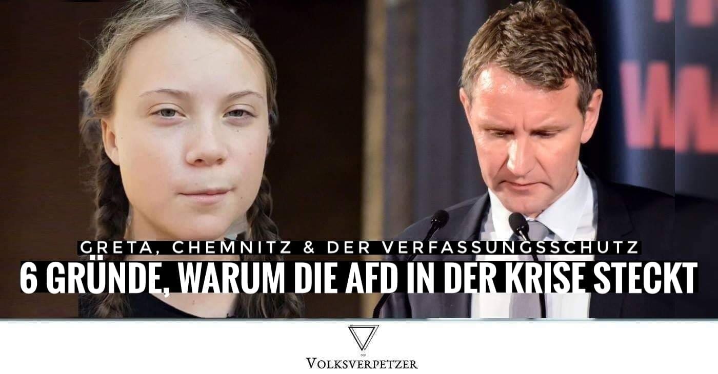 Greta, Chemnitz & Co: 6 Gründe, warum die AfD in der Krise steckt