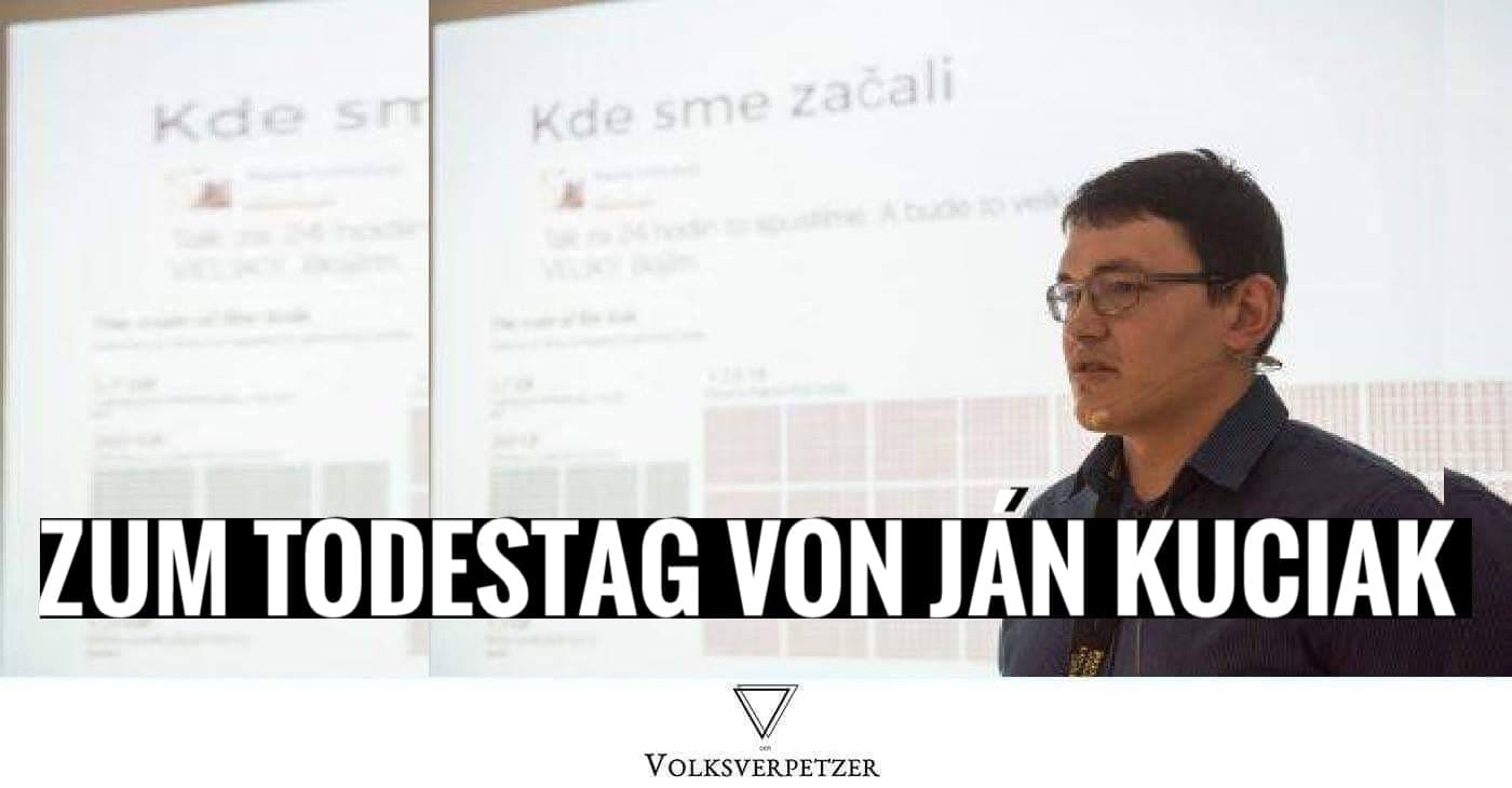 Zum Todestag von Ján Kuciak