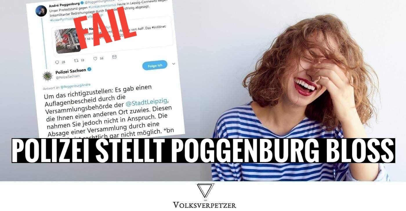 Beim Lügen erwischt: Poggenburg wird von Polizei auf Twitter bloßgestellt