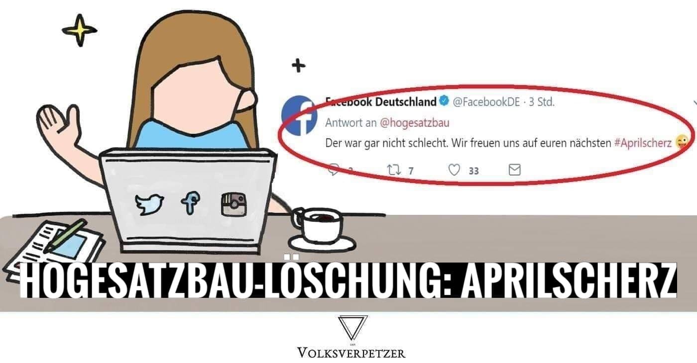 Hooligans Gegen Satzbau-Löschung: Aprilscherz mit Hintergedanken