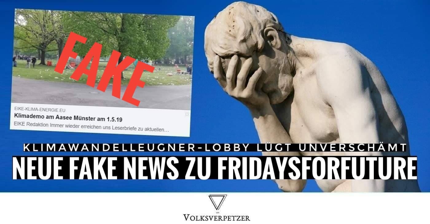 Neue Lügen über FridaysForFuture: EIKE verbreitet offensichtliche Fake News