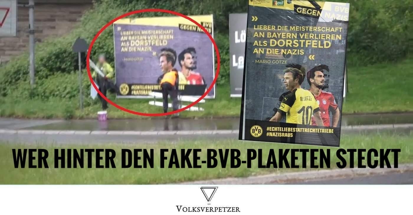 „BVB gegen Nazis“: Das sind die Urheber der Anti-Nazi-Plakate