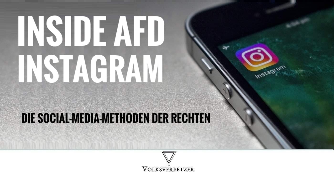 Inside AfD Instagram: Upskirting-Heuchelei, Meuthen im Cabrio, FPÖ-TV