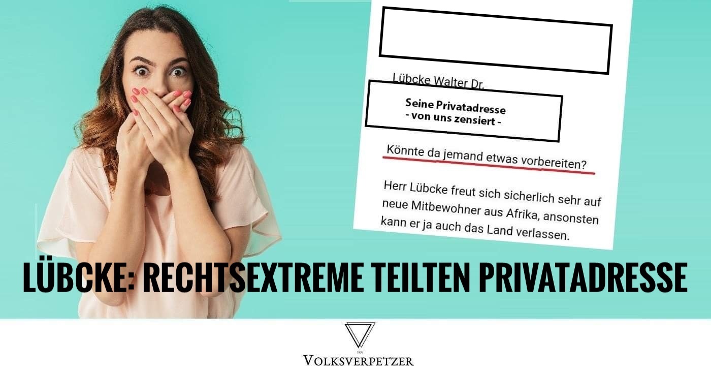Rechtsextremer Blog ließ Privatadresse Lübckes & Drohungen in den Kommentaren stehen