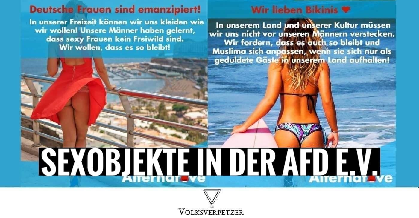Fail: AfD objektifiziert „deutsche Frauen“ für Rassismus – mit ungarischem Model in Spanien