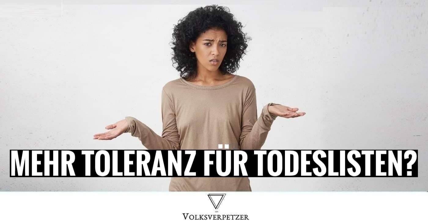 Nach Lübcke & Gauck: Demokraten müssen rechte Todeslisten aushalten können.
