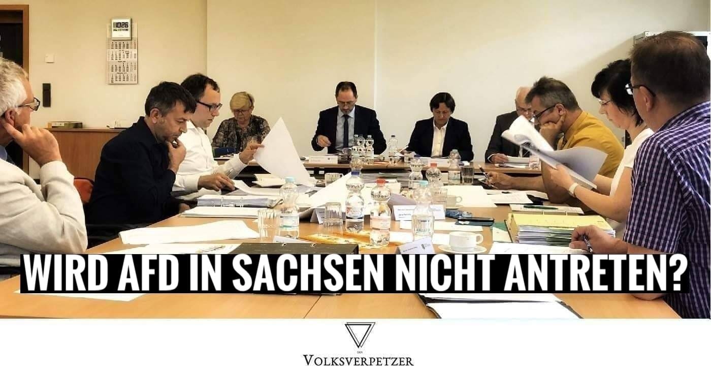 Eilmeldung: AfD Sachsen darf zur Wahl nur mit 18 Listenplätzen antreten