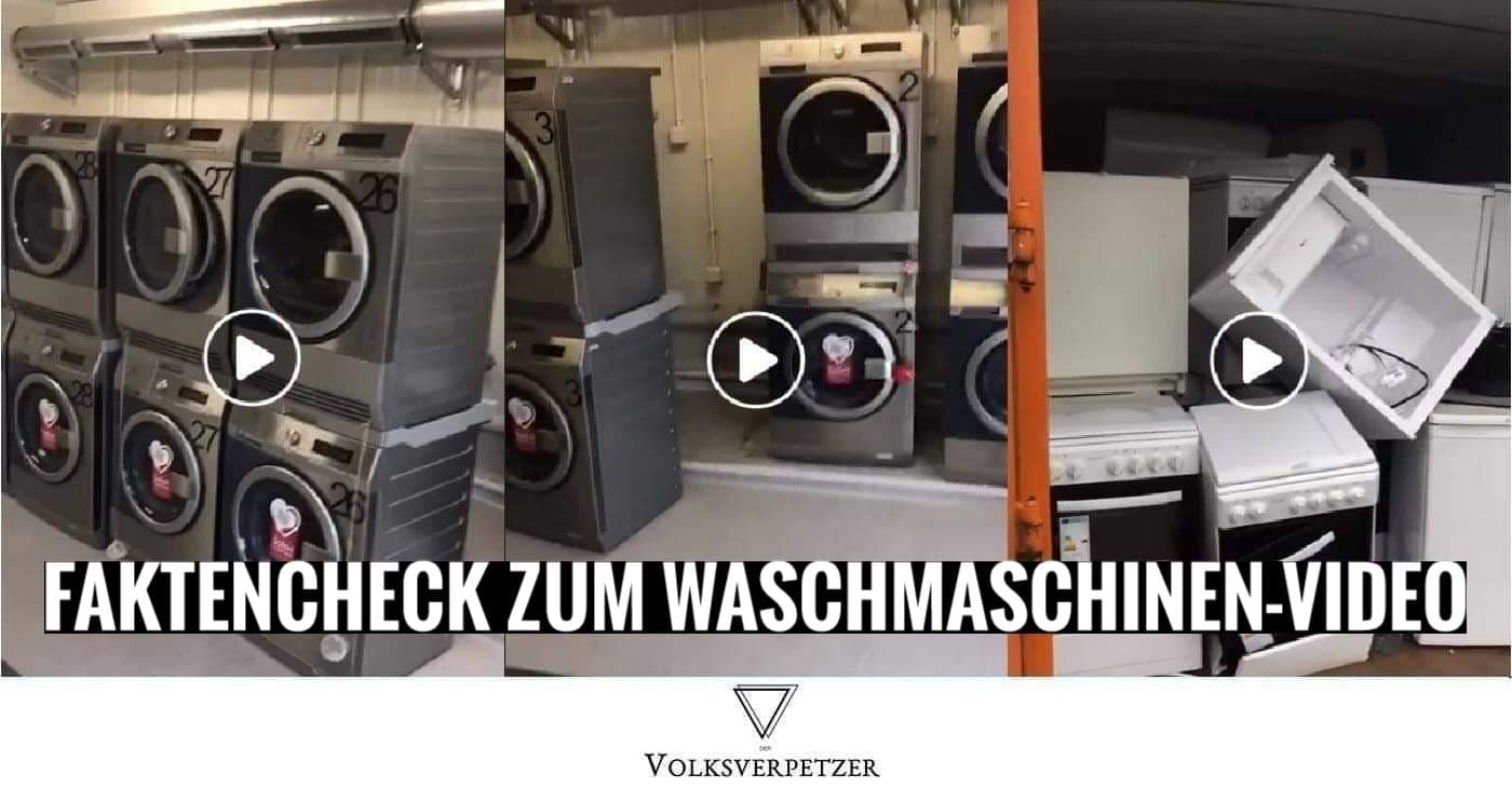 Rechte Hetze: Fakes über Waschmaschinen im Asylbewerberheim