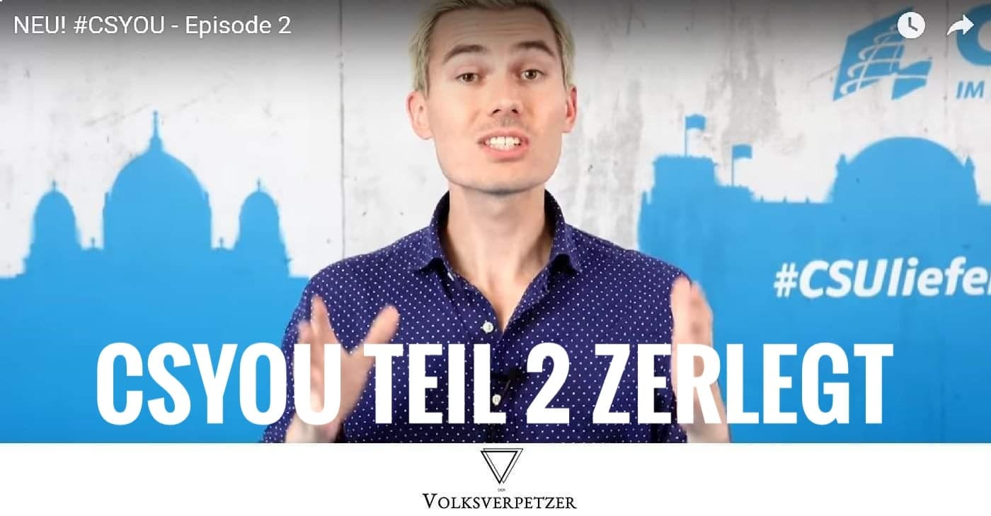Wir haben uns CSYOU Teil 2 angeschaut, damit ihr es nicht tun müsst