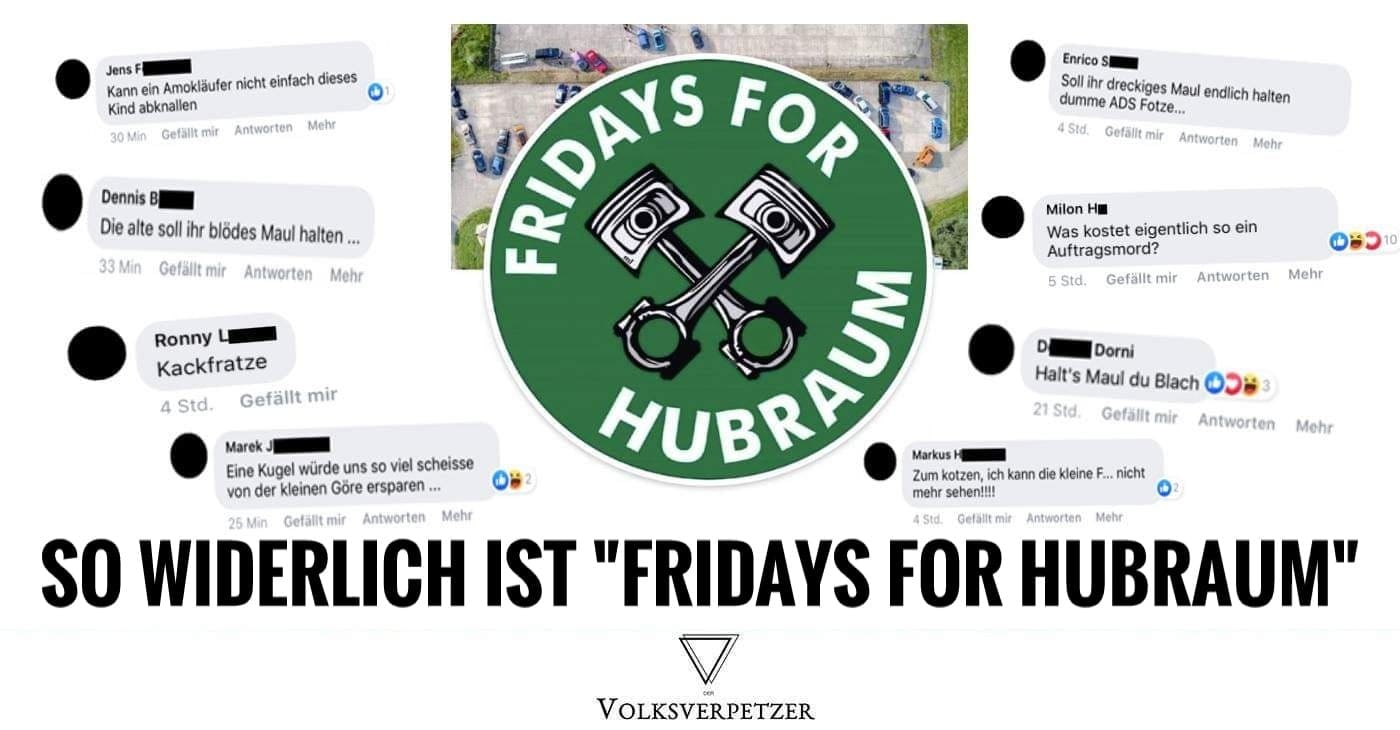 Widerlich: So vulgär, extrem und rechts sind „Fridays For Hubraum“