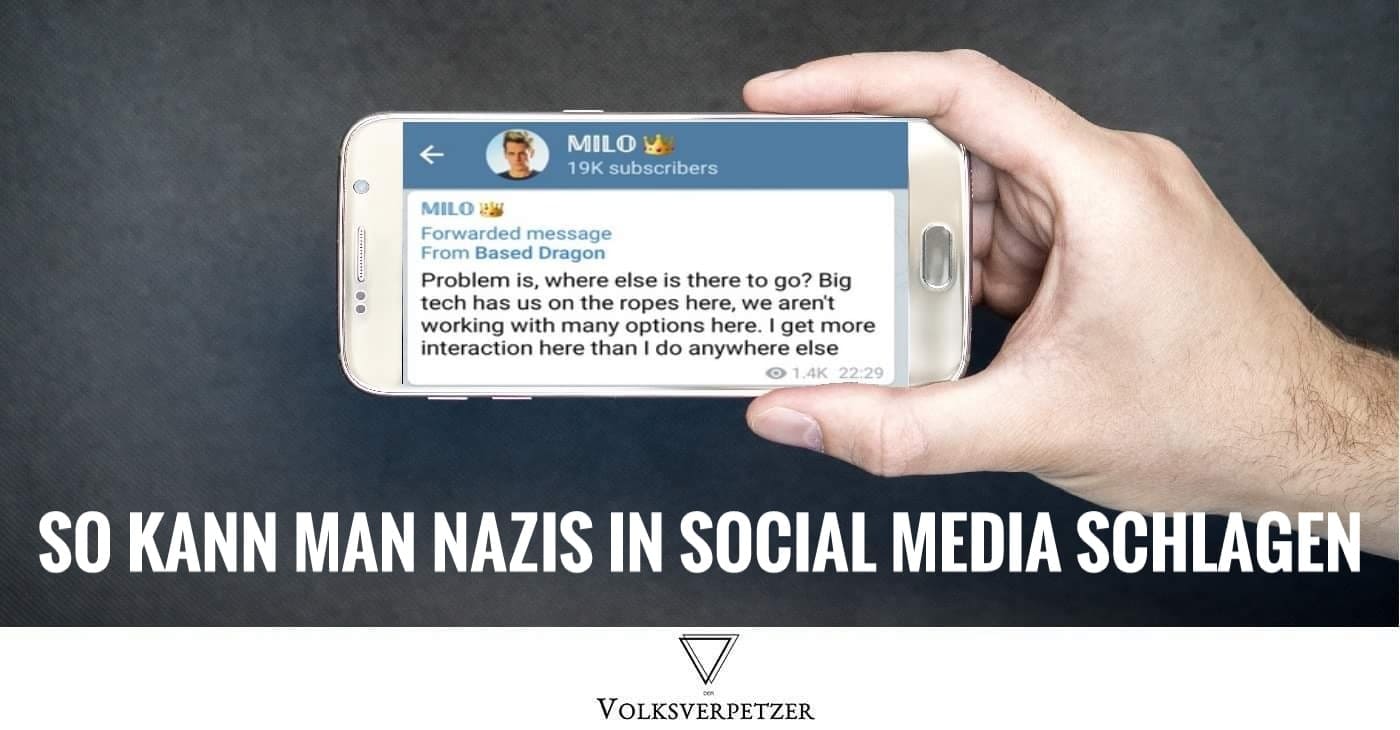 Milo ist am Ende: Dieses Eingeständnis zeigt, wie man Nazi-Hetze schlagen kann