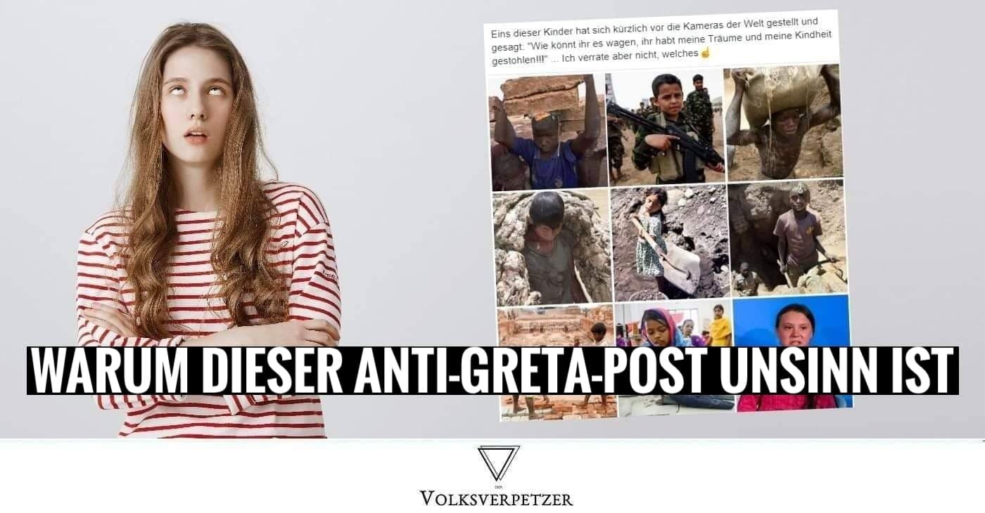 „Kindheit gestohlen“: Diesen Anti-Greta-Post kann man mit einem Satz zerlegen