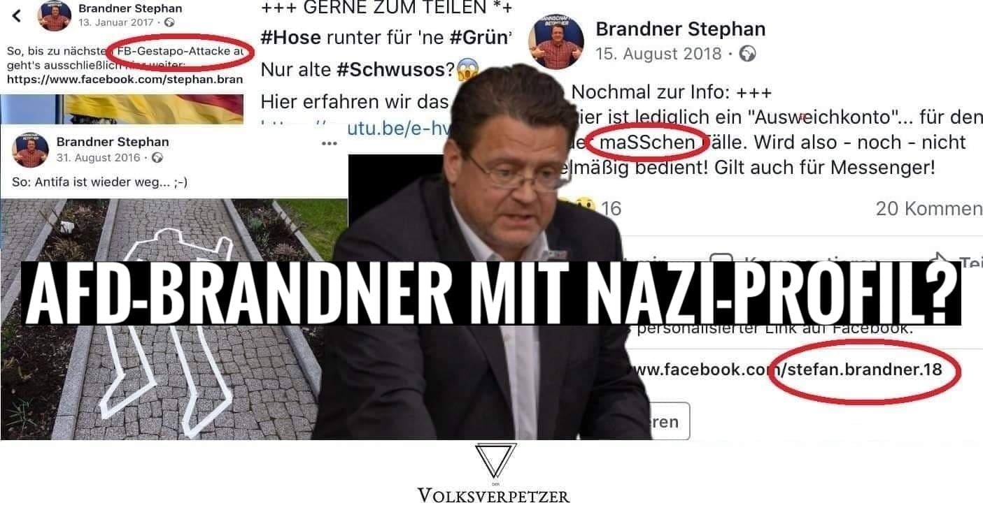 Hat Stephan Brandner (AfD) ein Zweitprofil mit Nazi-Inhalten?