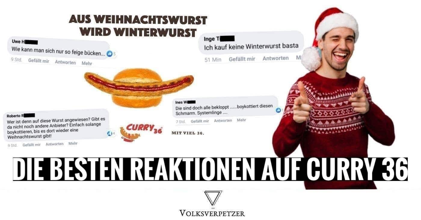 Winterwurst: Rechte fallen auf genialen Marketing-Witz von Curry 36 herein