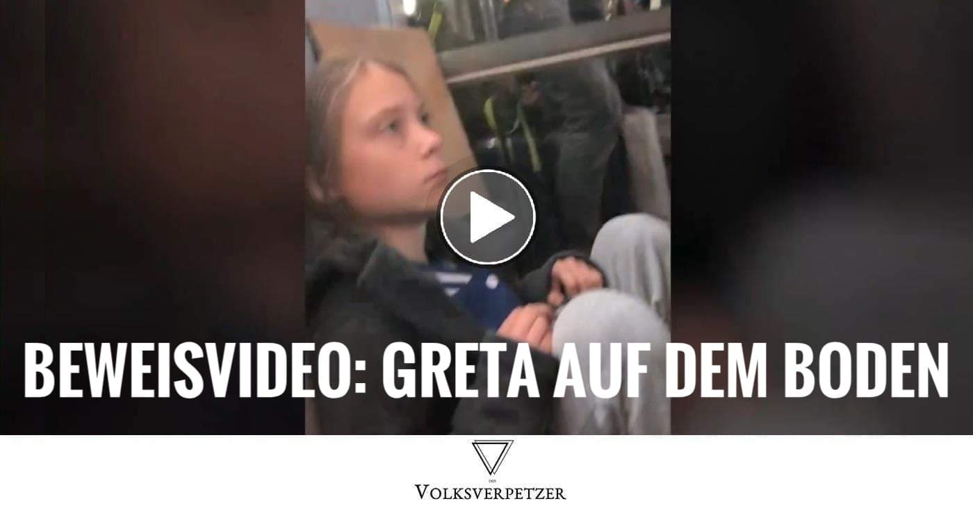 Beweis-Video: Greta saß am Boden: Warum so viele eine Lüge glauben wollen