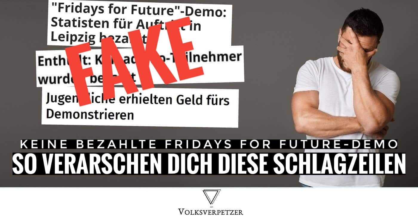 Klima-Demo-Teilnahme NICHT bezahlt! So verarschen dich diese Überschriften