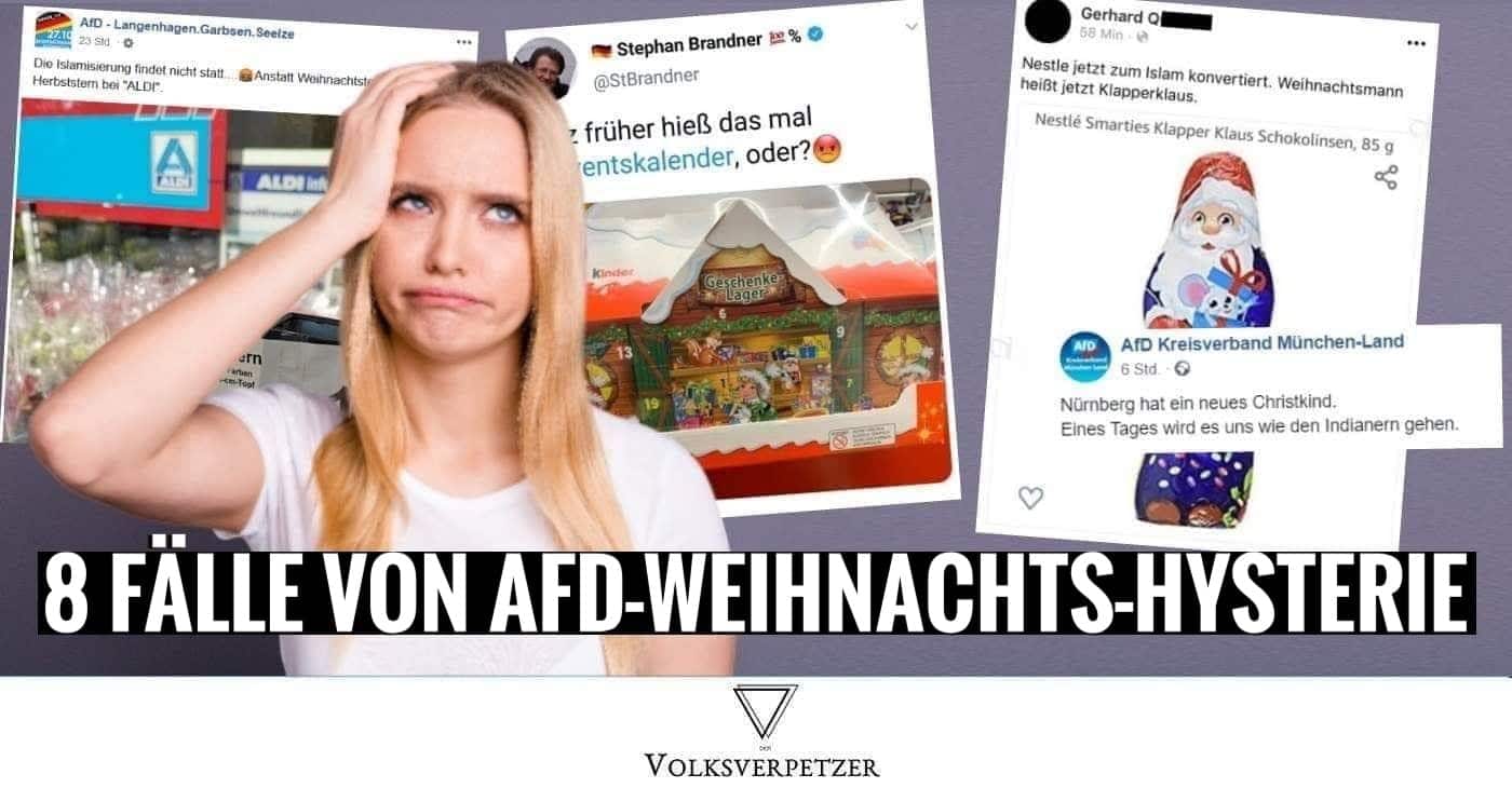 Herbststern & Klapper-Klaus: 8 Fakes der AfD-Weihnachts-Hysteriker