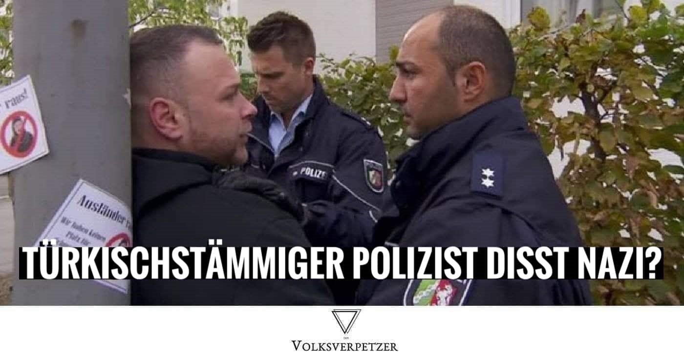 Das Netz feiert diese Szene: Türkischstämmiger Polizist disst Neonazi