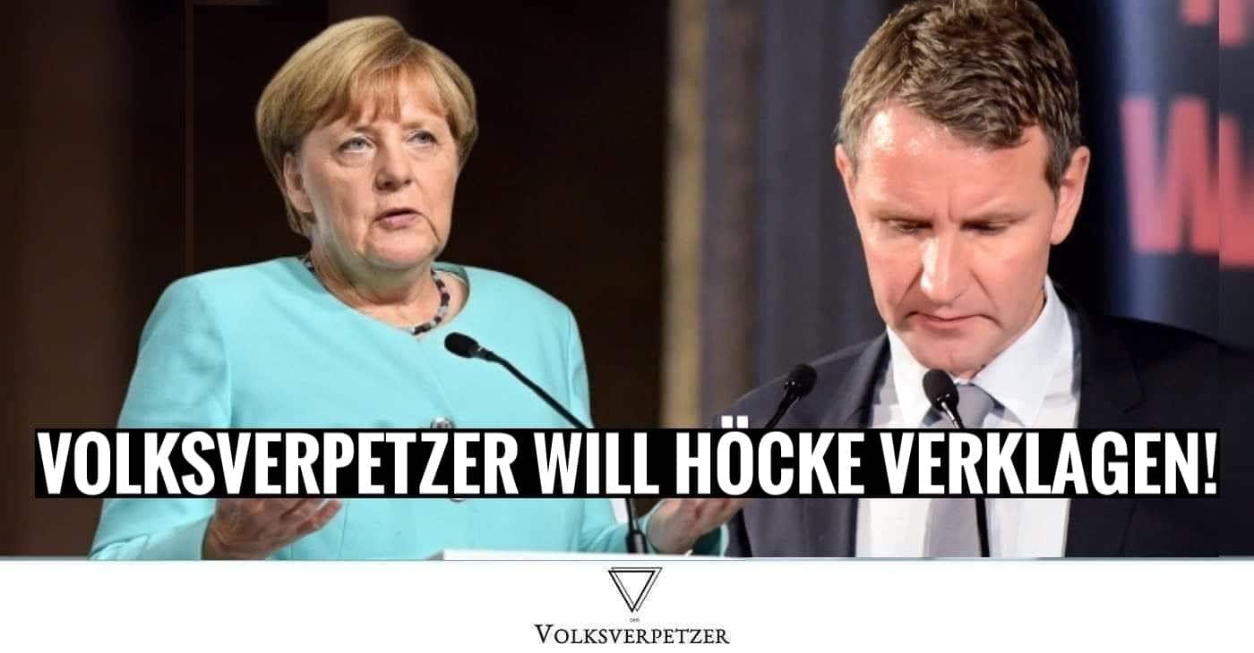 Anzeige gegen Merkel: Volksverpetzer will Höcke verklagen!