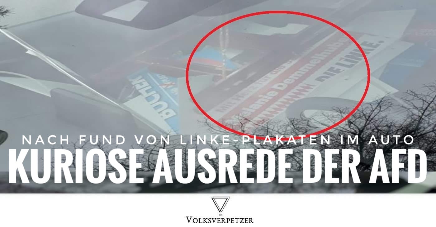 Straubing: AfD-Kandidat soll LINKE-Plakate geklaut haben – Seine Ausrede ist kurios!