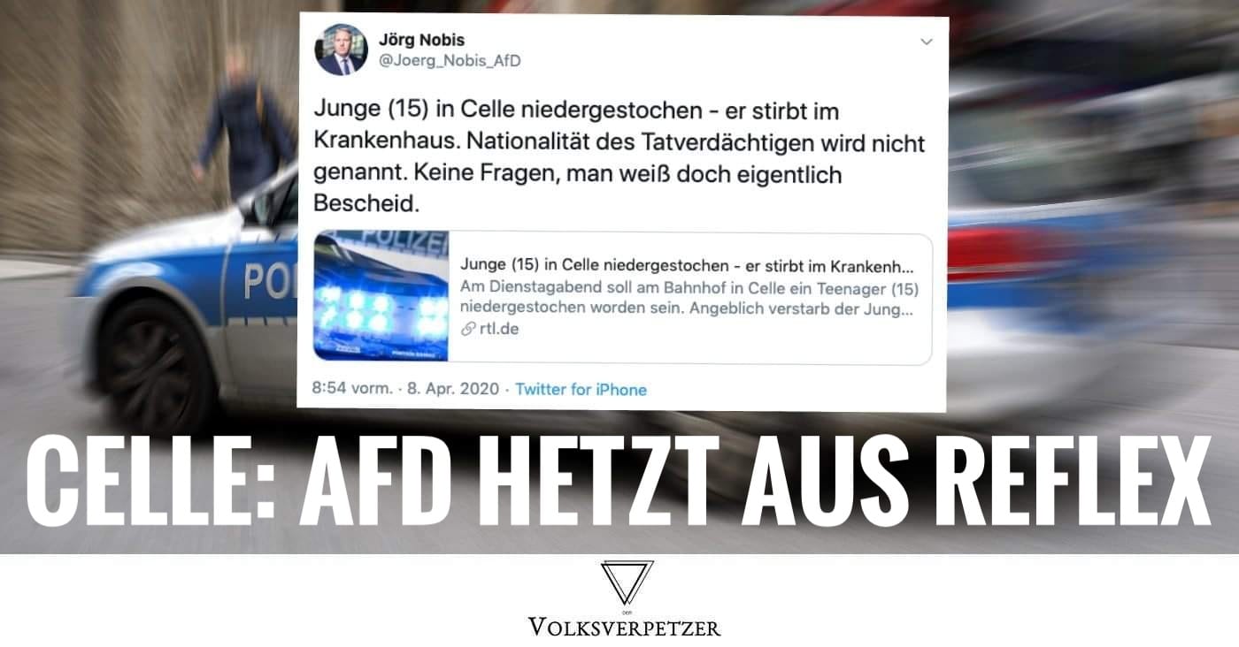 AfD hetzt zu früh: Deutscher tötet 15-jährigen mit irakischer Herkunft in Celle