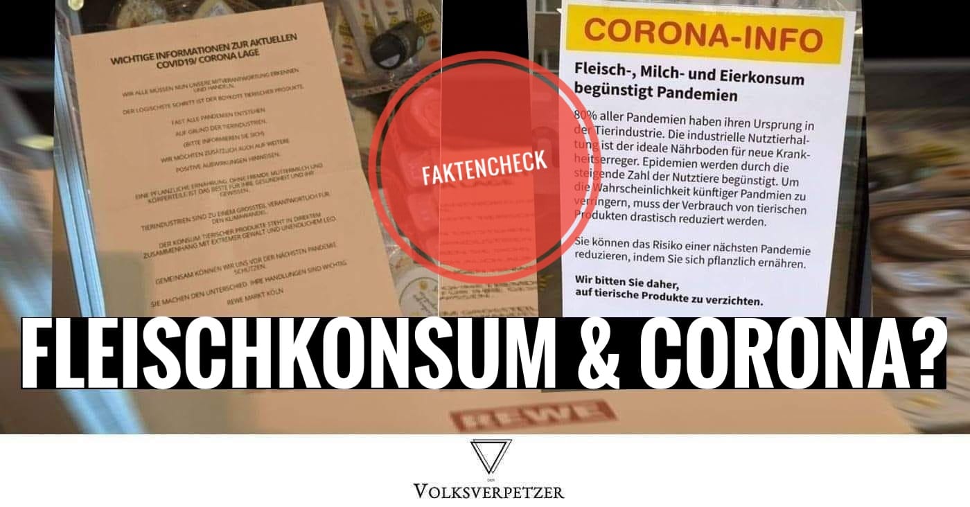 Fake-Aushänge in Netto & Rewe: Veganer während Corona