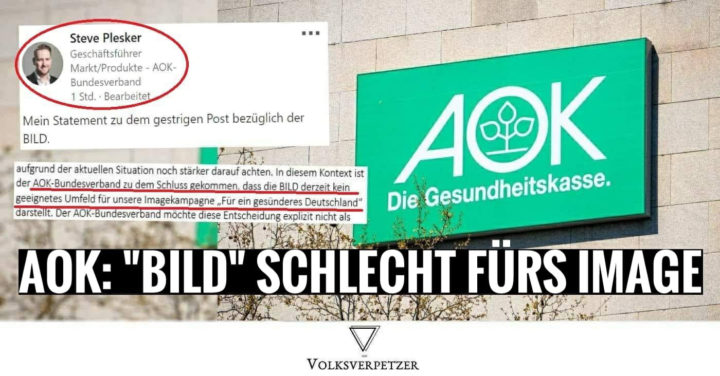 Nach Hetz-Kampagne gegen Drosten: AOK stellt Imagekampagne bei BILD ein