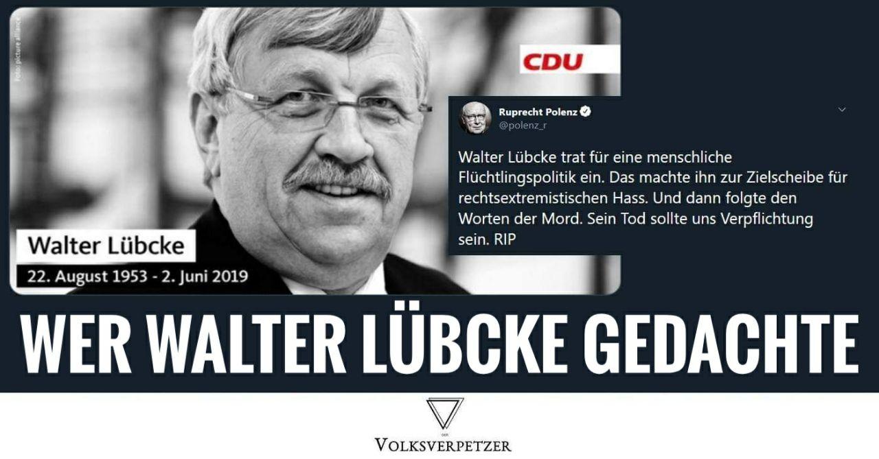 AfD & CSU schweigen: Vor allem Grüne & Linke MdBs twittern über Walter Lübcke-Mord