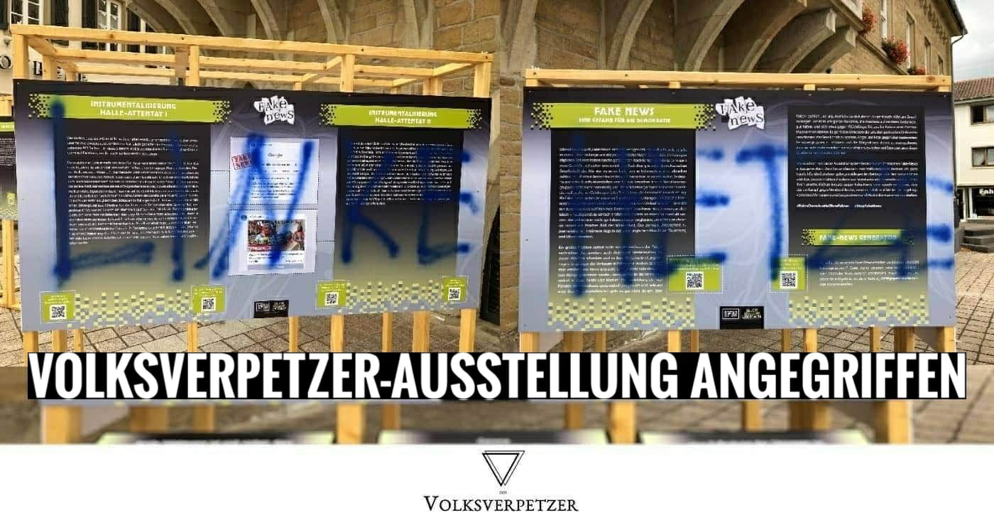 Bad Sobernheim: Angriff auf Ausstellung mit Volksverpetzer von Salon Libertatia