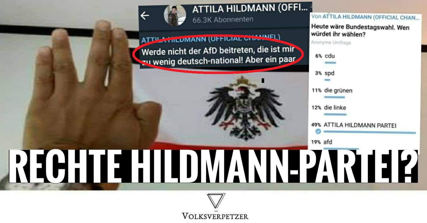 AfD nicht rechtsextrem genug: Will Attila Hildmann eine Partei gründen?