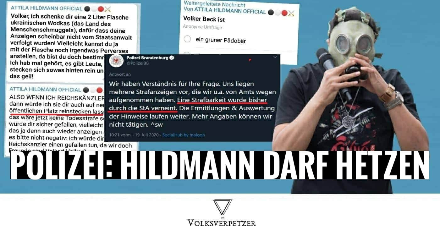 Judenhass, Morddrohungen, Kopfgelder – Staatsanwaltschaft tatenlos gegen Hildmann