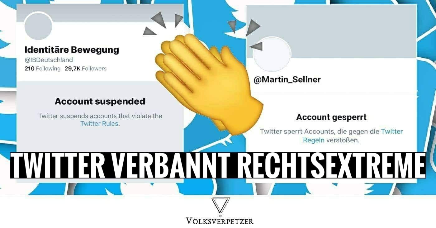 Schwerer Schlag für Rechtsextreme: Twitter bannt viele Identitäre-Accounts
