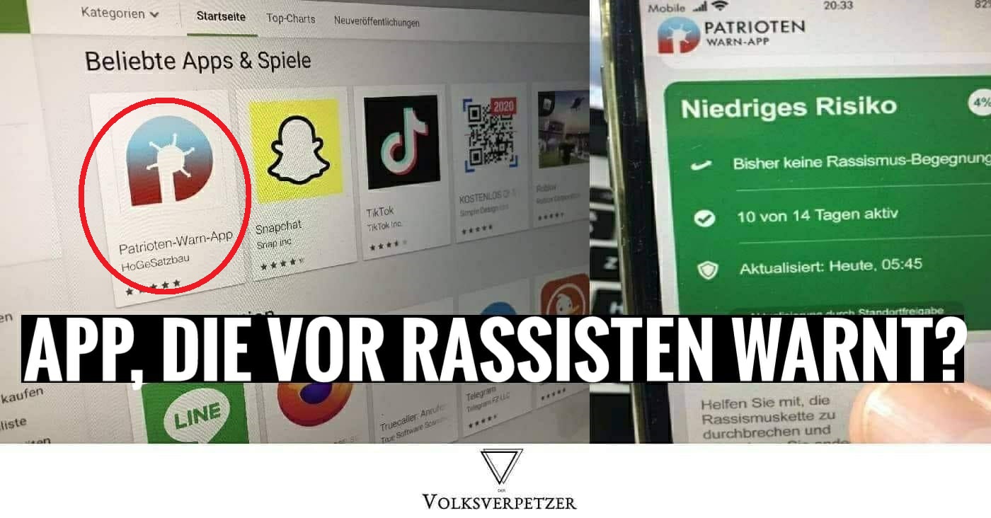 Gibt es wirklich eine Patrioten-Warn-App, die AfD-Wähler anzeigt?