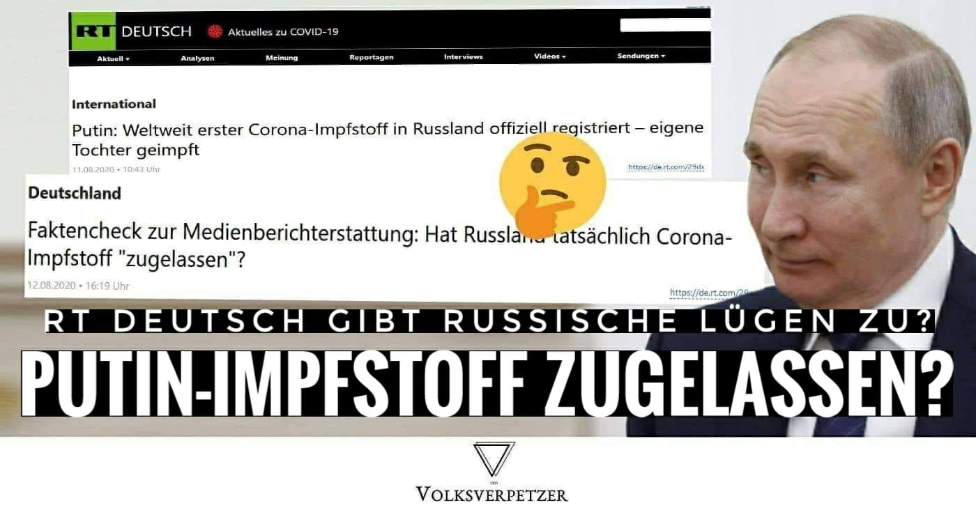 Faktencheck vom RT Deutsch-„Faktencheck“: Russische Propaganda widerspricht sich selbst