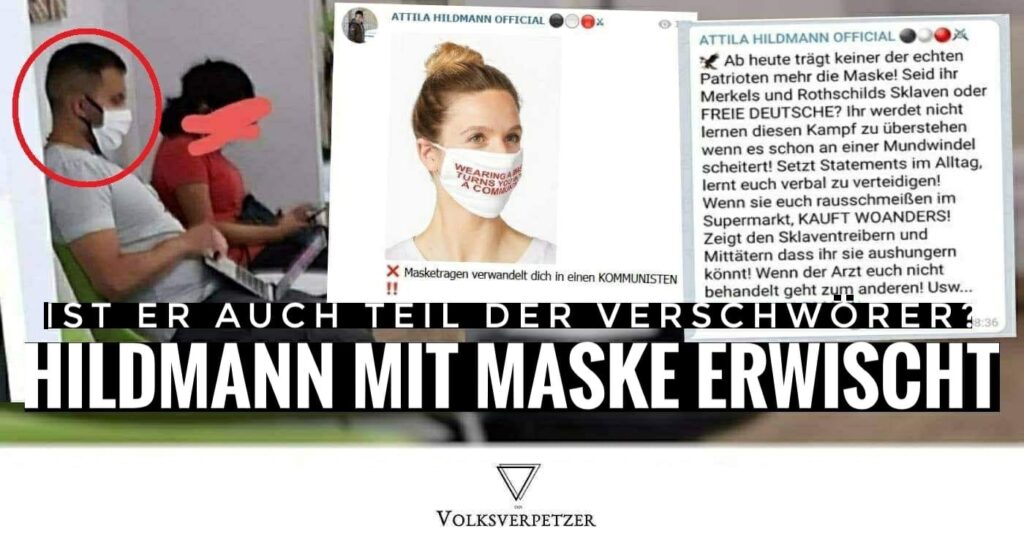 attila hildmann maske