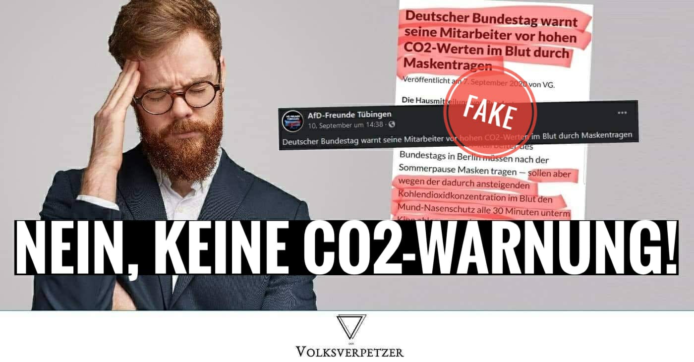 CO2-Werte: Pandemie-Leugner missbrauchen irreführende Bundestags-Mitteilung