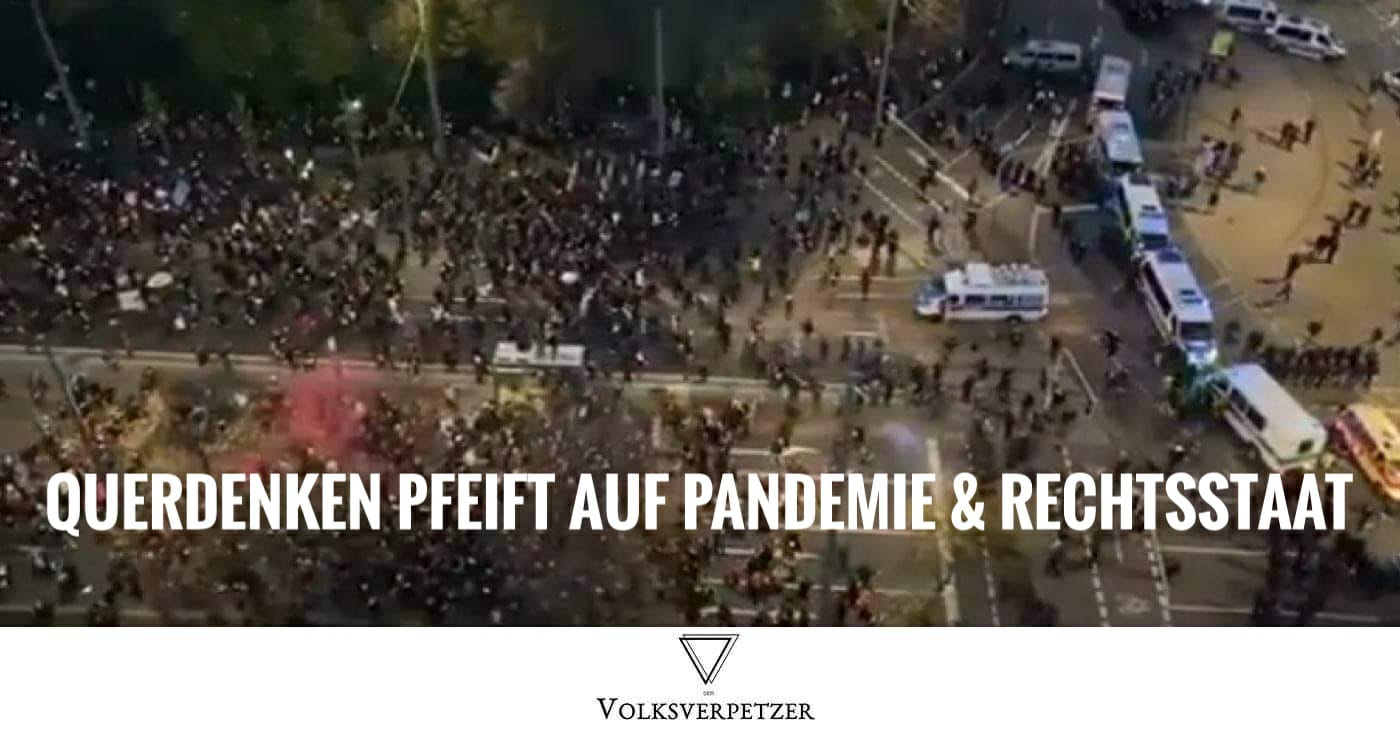 Leipzig: Die Polizei kapitulierte vor gewalttätigen Querdenkern – Was soll das? (Demobericht)