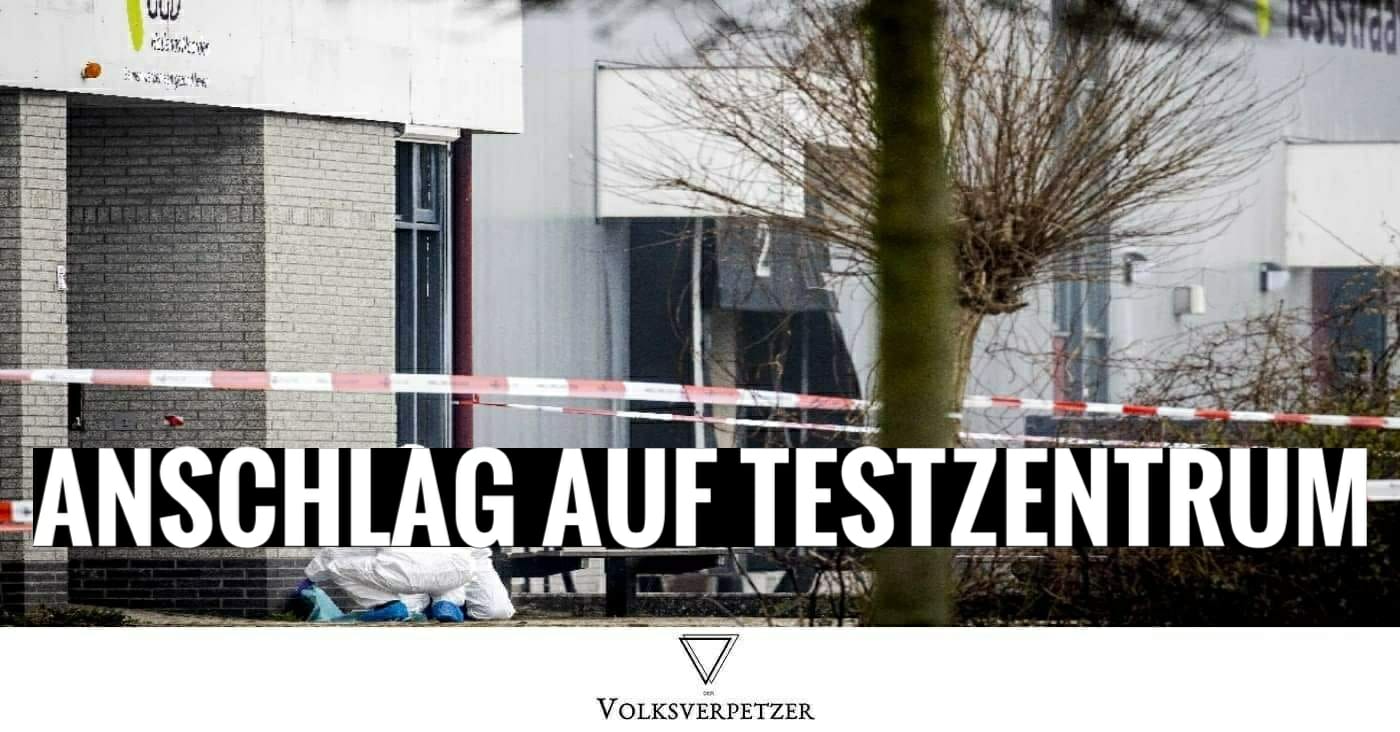 Neue Terrorgefahr: Vorsätzlicher Bombenanschlag auf ein Corona-Testcenter in den Niederlanden