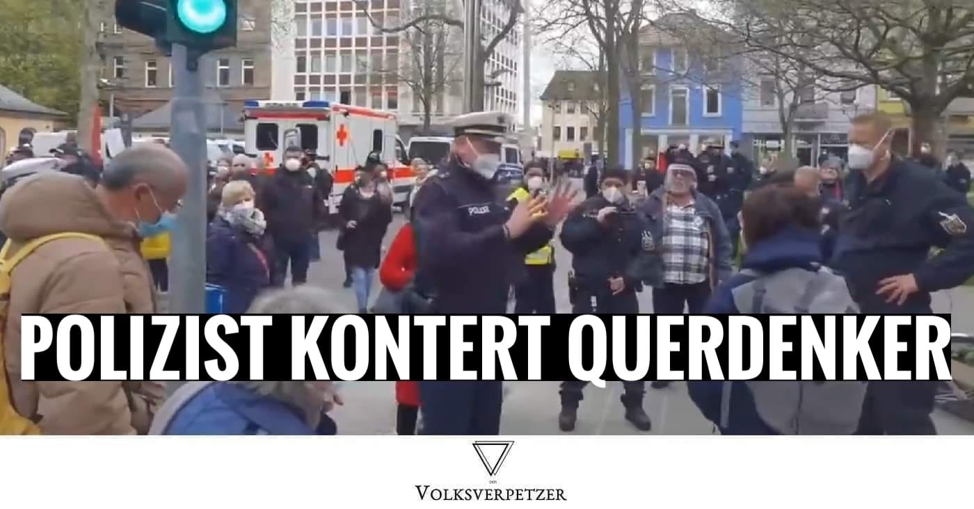 Worms: So perfekt erklärt dieser Polizist Querdenkern die Corona-Maßnahmen