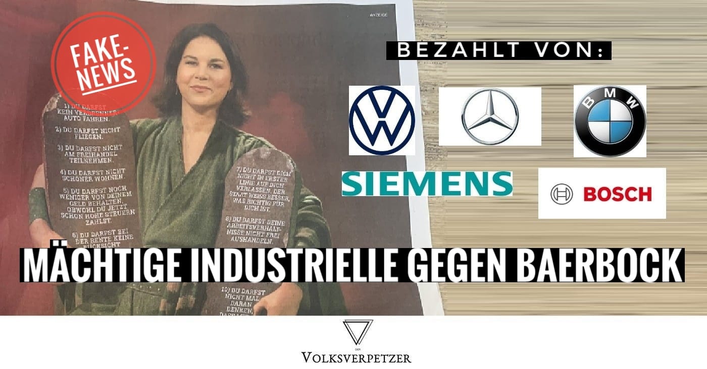 INSM-Schmutz-Kampagne gegen Baerbock: Faktenferne Industrie-Lobby-Propaganda