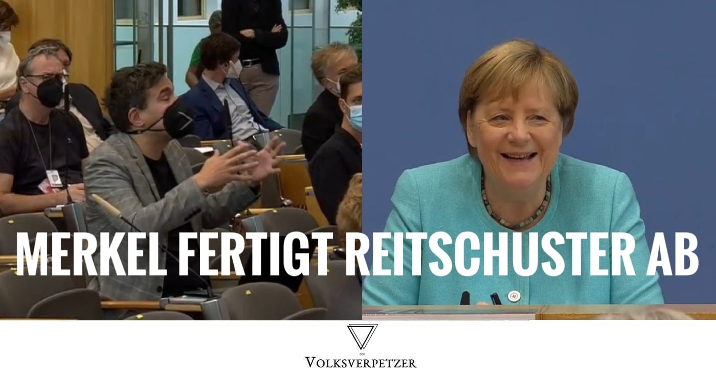 Merkel zerstört Desinformations-Blogger Reitschuster mit nur einem Satz