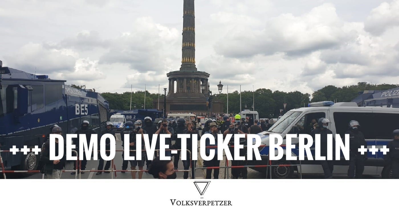 „Schämt euch!“ Polizei wird von Querdenken-Mob schikaniert  +++ Liveticker Querdenken Demo Berlin +++