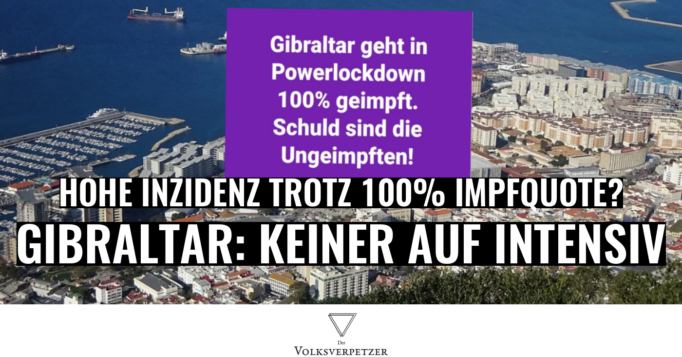 Sorry Impfgegner: Gibraltar zeigt in Wahrheit, wie gut die Impfung wirkt