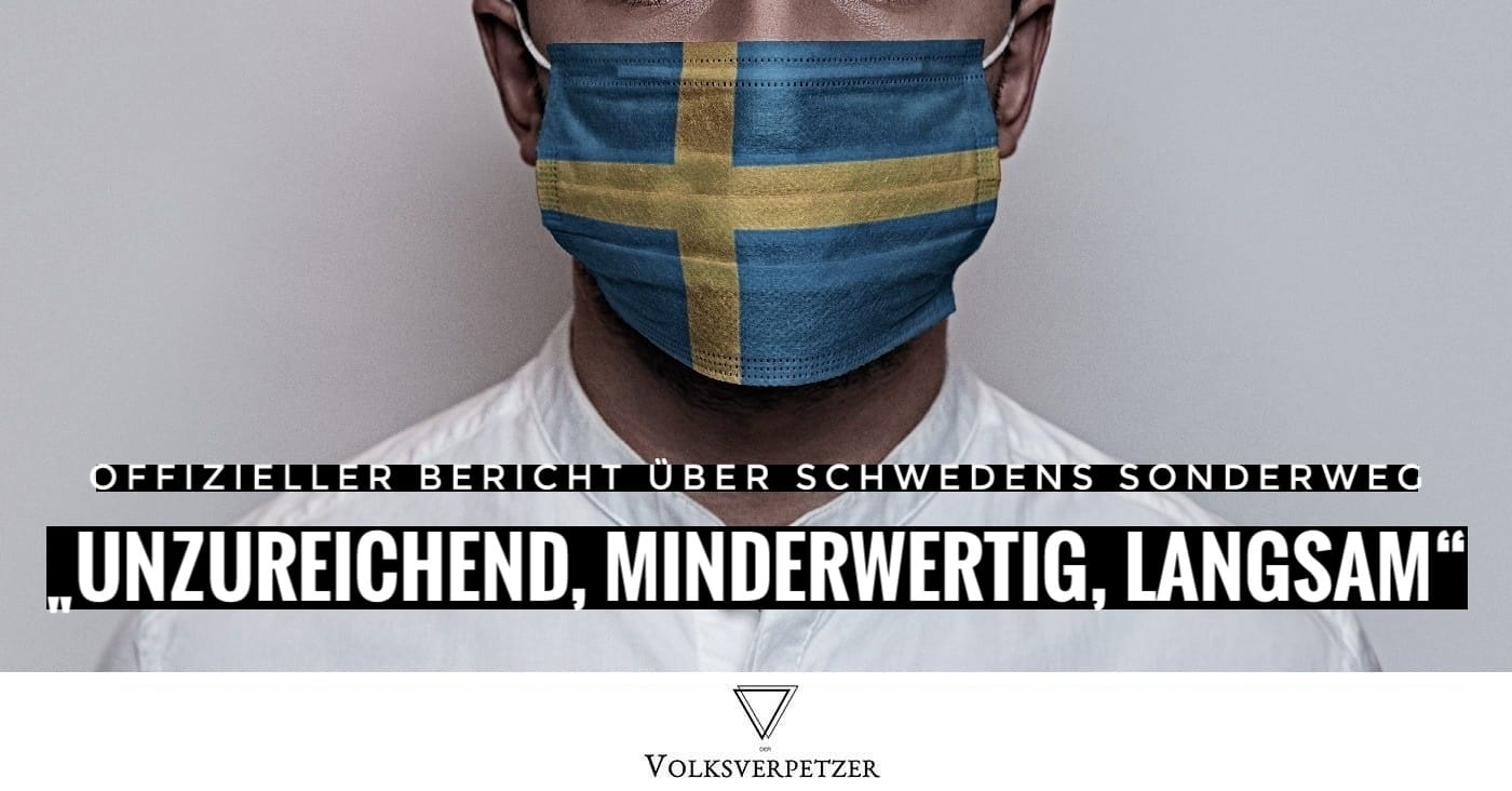 Schweden: Dieser offizielle Bericht widerlegt alle, die Schwedens Corona-Politik lobten